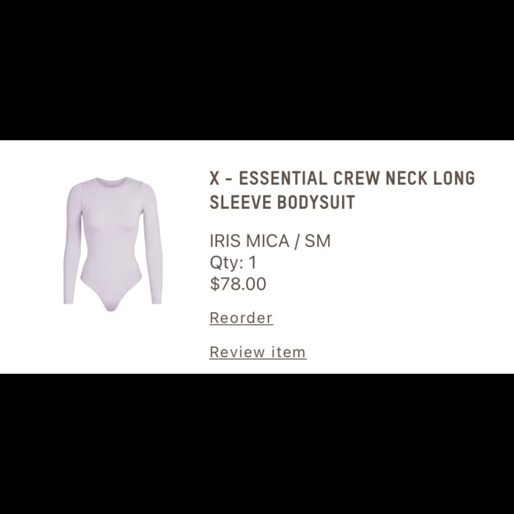 Skims bodysuit